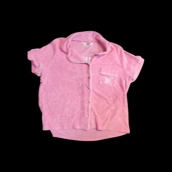 Juicy Couture Pink Terry Cloth PJ SET - Picture 3 of 9